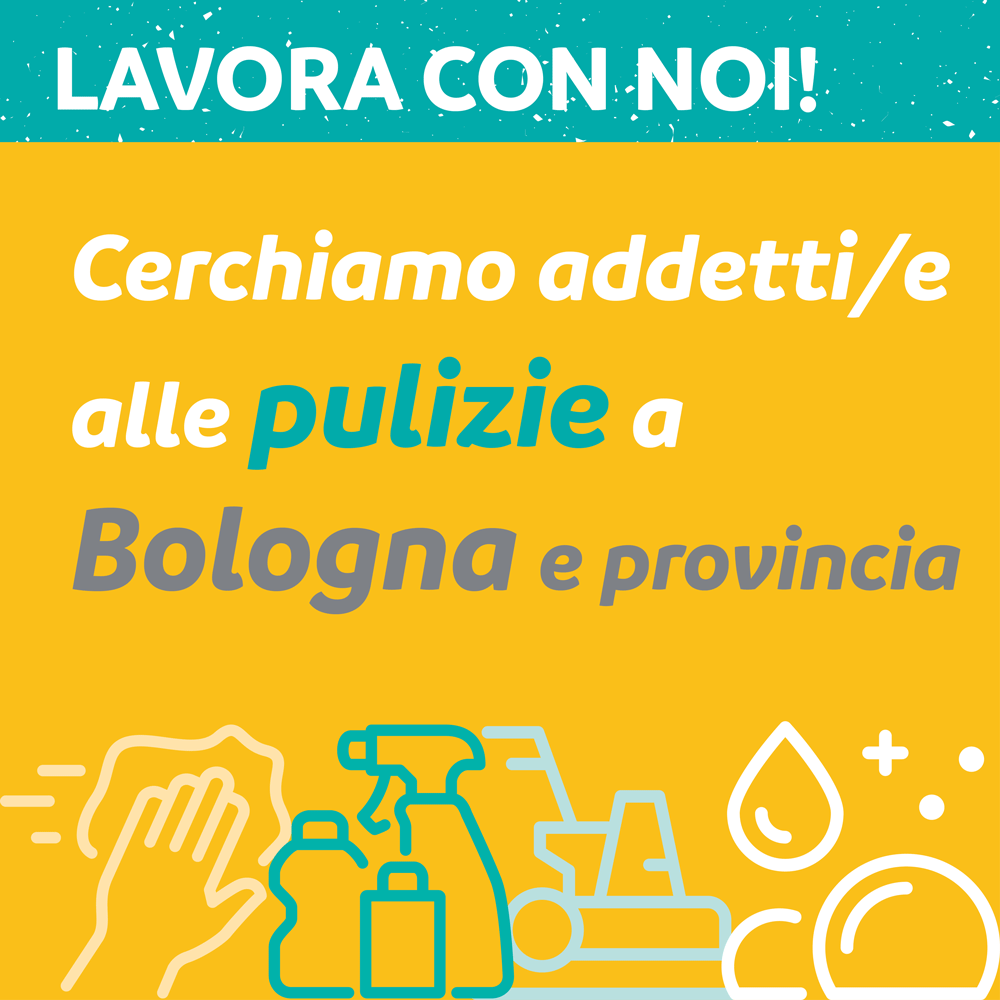 Cerchiamo addetti/e alle pulizie in ambito civile e sanitario a Bologna e provincia