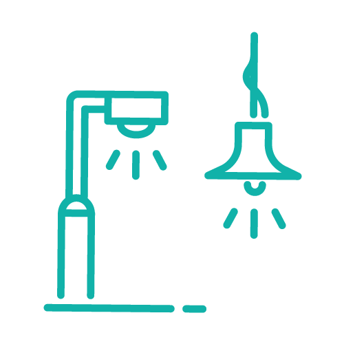 Éclairage interne et externe